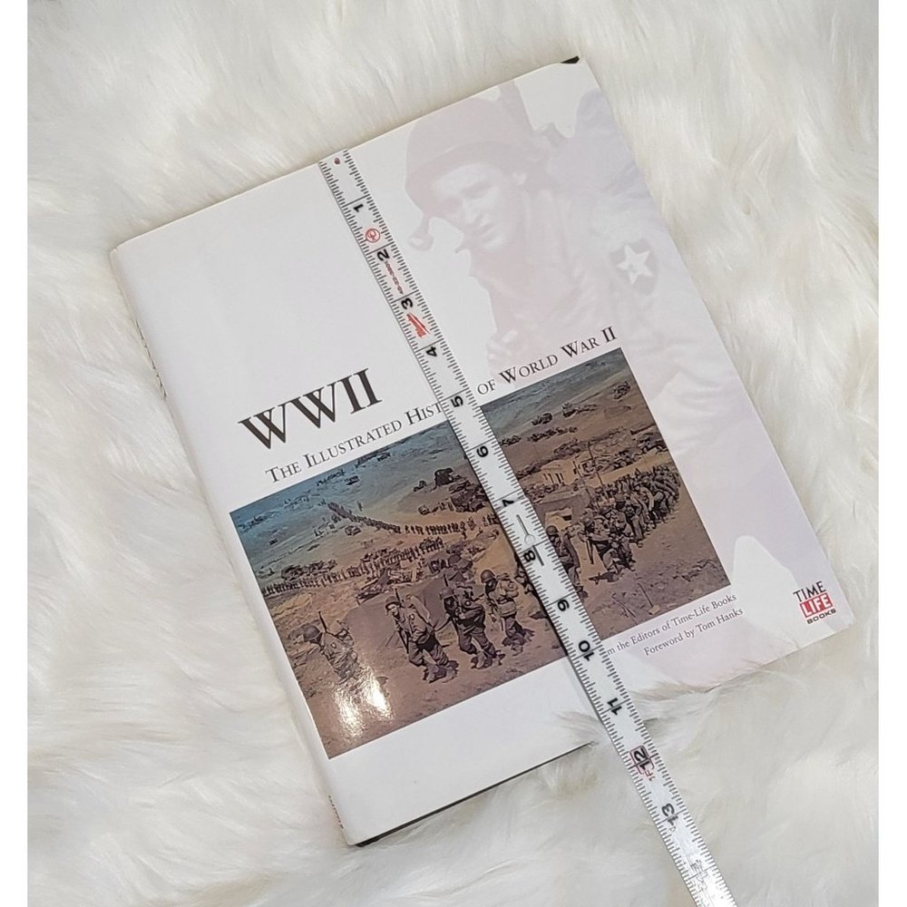 WWII, The Illustrated History of World War II, Hard Back Book